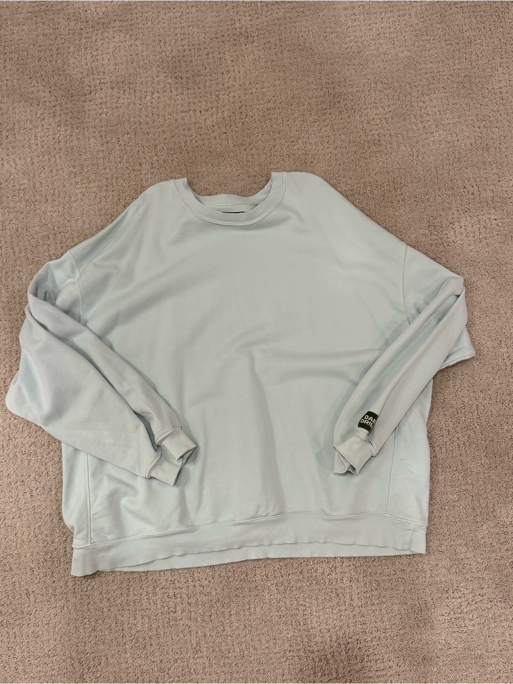 Daily Drills Men's Crewneck Sweatshirt in Pale Mint